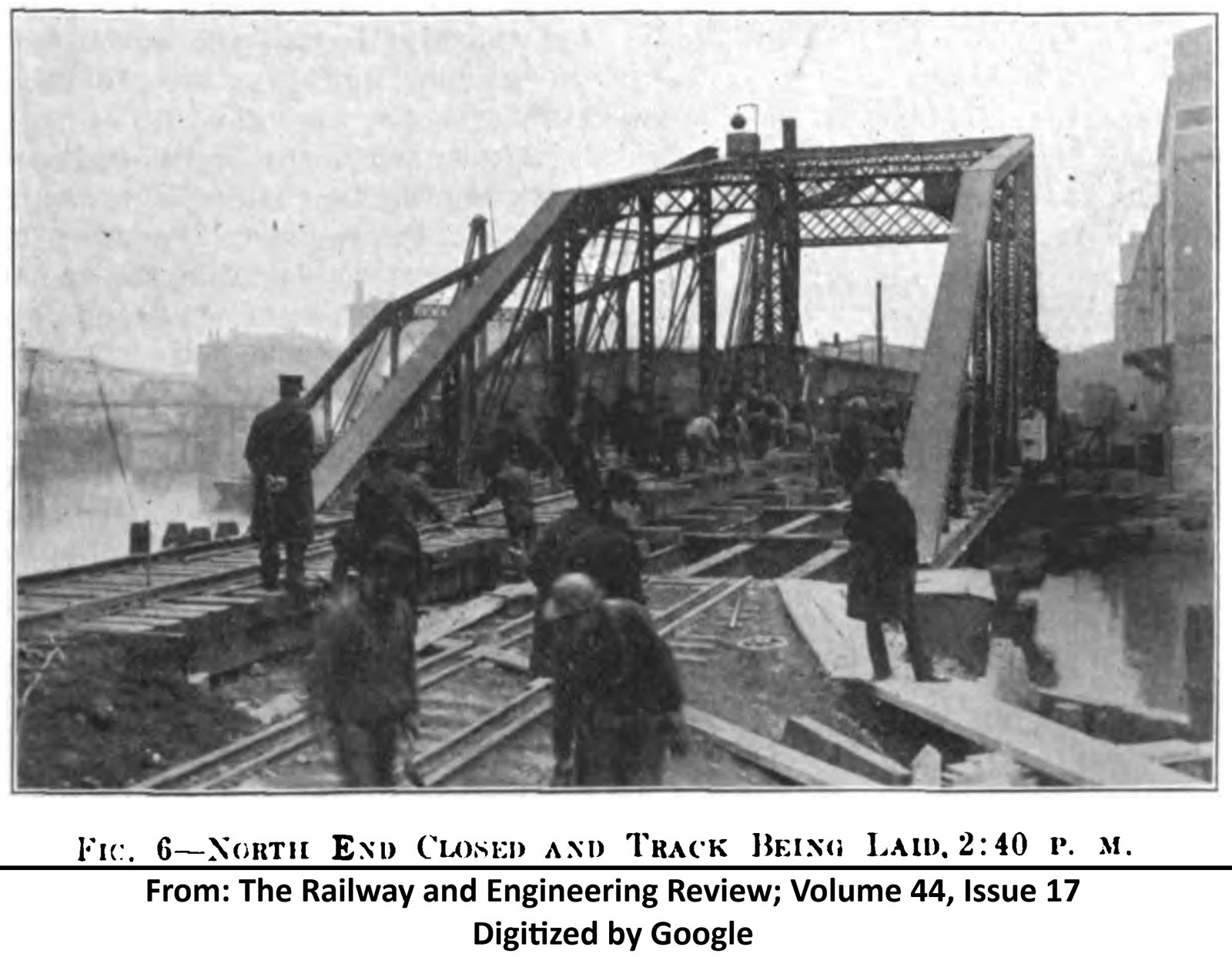 Removing old bridge